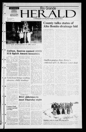 Rio Grande Herald (Rio Grande City, Tex.), Vol. 90, No. 3, Ed. 1 Thursday, January 16, 2003