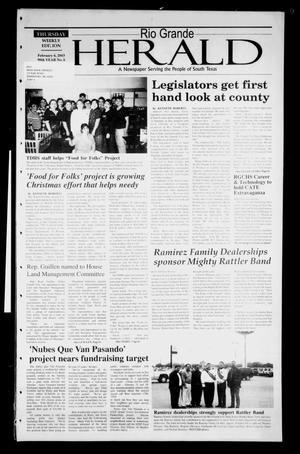 Rio Grande Herald (Rio Grande City, Tex.), Vol. 90, No. 6, Ed. 1 Thursday, February 6, 2003