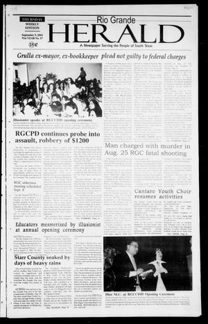 Rio Grande Herald (Rio Grande City, Tex.), Vol. 91, No. 37, Ed. 1 Thursday, September 9, 2004
