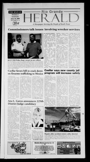 Rio Grande Herald (Rio Grande City, Tex.), Vol. 96, No. 24, Ed. 1 Thursday, June 18, 2009
