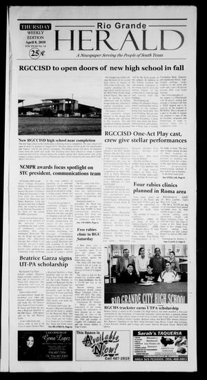 Rio Grande Herald (Rio Grande City, Tex.), Vol. 97, No. 14, Ed. 1 Thursday, April 8, 2010