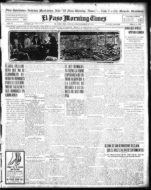 El Paso Morning Times (El Paso, Tex.), Vol. 35TH YEAR, Ed. 1, Thursday, December 24, 1914