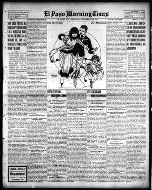 El Paso Morning Times (El Paso, Tex.), Vol. 35TH YEAR, Ed. 1, Wednesday, February 3, 1915