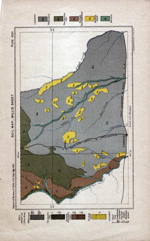 Soil map, Willis sheet