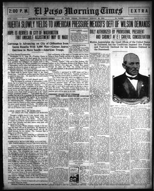 El Paso Morning Times (El Paso, Tex.), Vol. 34TH YEAR, Ed. 2, Thursday, August 28, 1913