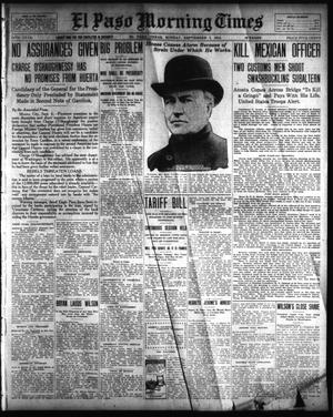 El Paso Morning Times (El Paso, Tex.), Vol. 34TH YEAR, Ed. 1, Sunday, September 7, 1913