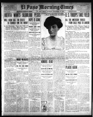 El Paso Morning Times (El Paso, Tex.), Vol. 34TH YEAR, Ed. 1, Saturday, September 13, 1913