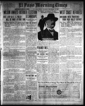 El Paso Morning Times (El Paso, Tex.), Vol. 34TH YEAR, Ed. 1, Thursday, September 18, 1913