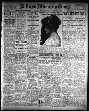 El Paso Morning Times (El Paso, Tex.), Vol. 34TH YEAR, Ed. 1, Wednesday, September 24, 1913