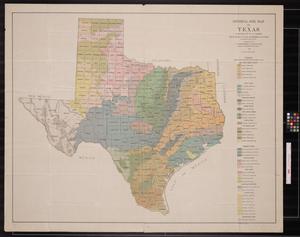 Primary view of object titled 'General soil map of Texas'.