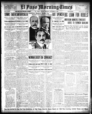 El Paso Morning Times (El Paso, Tex.), Vol. 34TH YEAR, Ed. 1, Monday, October 6, 1913