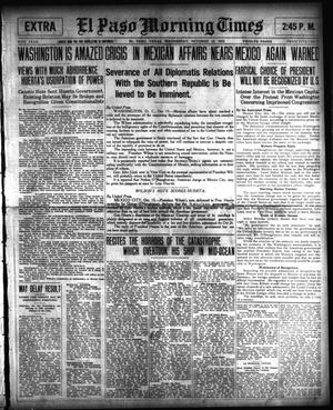 El Paso Morning Times (El Paso, Tex.), Vol. 34TH YEAR, Ed. 2, Wednesday, October 15, 1913