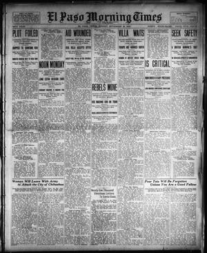 Primary view of object titled 'El Paso Morning Times (El Paso, Tex.), Vol. 34TH YEAR, Ed. 1, Sunday, November 30, 1913'.