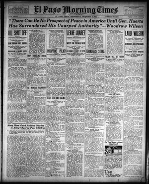 El Paso Morning Times (El Paso, Tex.), Vol. 34TH YEAR, Ed. 1, Wednesday, December 3, 1913