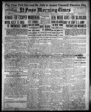 El Paso Morning Times (El Paso, Tex.), Vol. 34TH YEAR, Ed. 1, Thursday, January 8, 1914