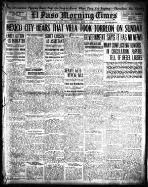 El Paso Morning Times (El Paso, Tex.), Vol. 34TH YEAR, Ed. 1, Thursday, April 2, 1914