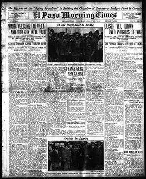 El Paso Morning Times (El Paso, Tex.), Vol. 34TH YEAR, Ed. 1, Thursday, August 27, 1914