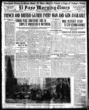 El Paso Morning Times (El Paso, Tex.), Vol. THIRTY-FOURTH, Ed. 1, Sunday, August 30, 1914