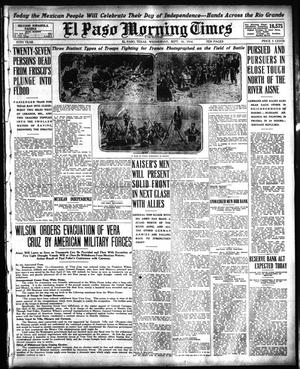 El Paso Morning Times (El Paso, Tex.), Vol. 35TH YEAR, Ed. 1, Wednesday, September 16, 1914