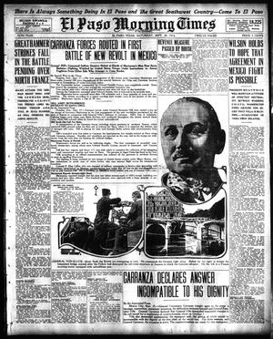 El Paso Morning Times (El Paso, Tex.), Vol. 35TH YEAR, Ed. 1, Saturday, September 26, 1914
