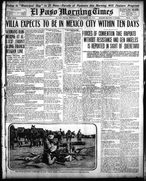 El Paso Morning Times (El Paso, Tex.), Vol. 35TH YEAR, Ed. 1, Wednesday, November 18, 1914