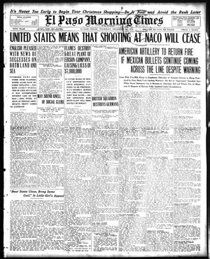 El Paso Morning Times (El Paso, Tex.), Vol. 35TH YEAR, Ed. 1, Thursday, December 10, 1914