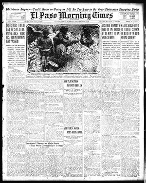 Primary view of object titled 'El Paso Morning Times (El Paso, Tex.), Vol. 35TH YEAR, Ed. 1, Tuesday, December 15, 1914'.