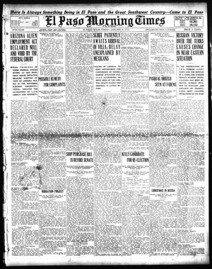 El Paso Morning Times (El Paso, Tex.), Vol. 35TH YEAR, Ed. 1, Friday, January 8, 1915