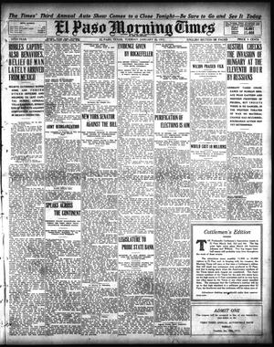 El Paso Morning Times (El Paso, Tex.), Vol. 35TH YEAR, Ed. 1, Tuesday, January 26, 1915