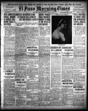 El Paso Morning Times (El Paso, Tex.), Vol. 35TH YEAR, Ed. 1, Wednesday, April 21, 1915