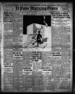 Primary view of object titled 'El Paso Morning Times (El Paso, Tex.), Vol. 35TH YEAR, Ed. 1, Thursday, June 10, 1915'.