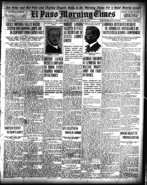El Paso Morning Times (El Paso, Tex.), Vol. 35TH YEAR, Ed. 1, Thursday, June 24, 1915