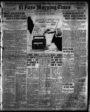 El Paso Morning Times (El Paso, Tex.), Vol. 35TH YEAR, Ed. 1, Wednesday, July 7, 1915