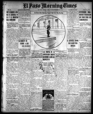 El Paso Morning Times (El Paso, Tex.), Vol. 36TH YEAR, Ed. 1, Monday, September 27, 1915