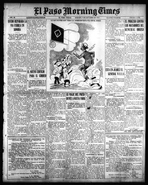 El Paso Morning Times (El Paso, Tex.), Vol. 36TH YEAR, Ed. 1, Saturday, October 9, 1915