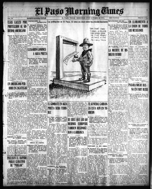 El Paso Morning Times (El Paso, Tex.), Vol. 36TH YEAR, Ed. 1, Wednesday, October 27, 1915