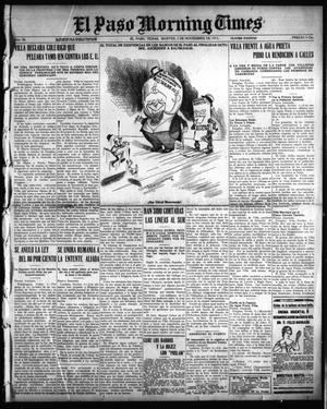 El Paso Morning Times (El Paso, Tex.), Vol. 36TH YEAR, Ed. 1, Tuesday, November 2, 1915