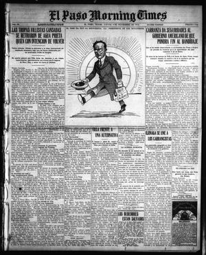 El Paso Morning Times (El Paso, Tex.), Vol. 36TH YEAR, Ed. 1, Thursday, November 4, 1915