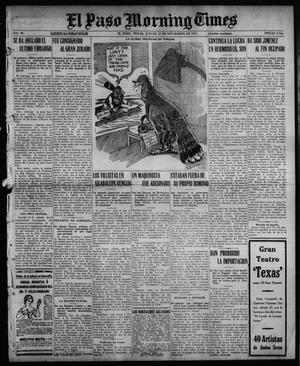 El Paso Morning Times (El Paso, Tex.), Vol. 36TH YEAR, Ed. 1, Thursday, November 25, 1915