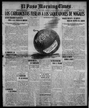 El Paso Morning Times (El Paso, Tex.), Vol. 36TH YEAR, Ed. 1, Sunday, November 28, 1915