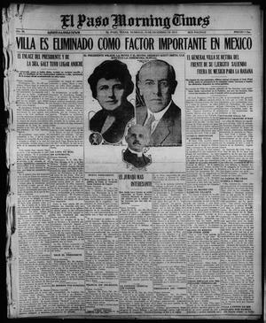 El Paso Morning Times (El Paso, Tex.), Vol. 36TH YEAR, Ed. 1, Sunday, December 19, 1915