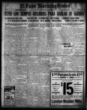 El Paso Morning Times (El Paso, Tex.), Vol. 36TH YEAR, Ed. 1, Saturday, January 15, 1916