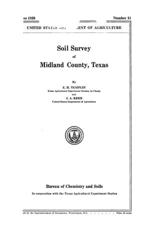 Primary view of object titled 'Soil survey of Midland County, Texas'.