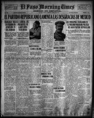 El Paso Morning Times (El Paso, Tex.), Vol. 36TH YEAR, Ed. 1, Friday, June 9, 1916
