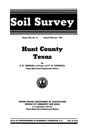 Primary view of object titled 'Soil survey of Hunt County, Texas'.