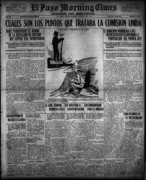 El Paso Morning Times (El Paso, Tex.), Vol. 36TH YEAR, Ed. 1, Saturday, July 29, 1916