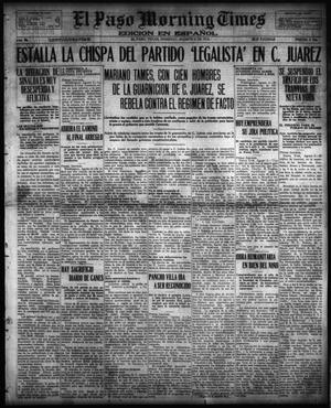 El Paso Morning Times (El Paso, Tex.), Vol. 36TH YEAR, Ed. 1, Sunday, August 6, 1916