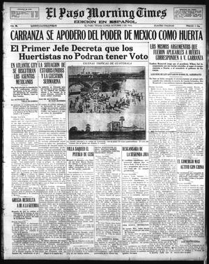 El Paso Morning Times (El Paso, Tex.), Vol. 36TH YEAR, Ed. 1, Monday, October 2, 1916