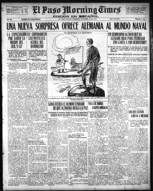 El Paso Morning Times (El Paso, Tex.), Vol. 36TH YEAR, Ed. 1, Sunday, October 8, 1916