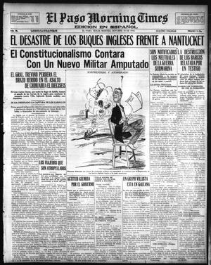 El Paso Morning Times (El Paso, Tex.), Vol. 36TH YEAR, Ed. 1, Tuesday, October 10, 1916
